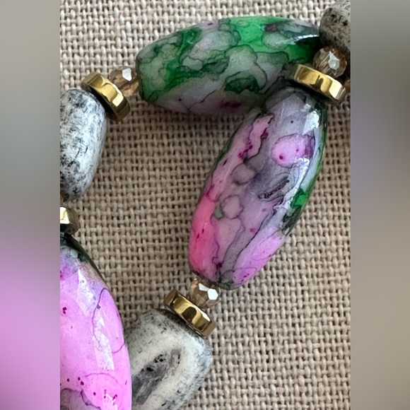 Adjustable 26 inch Mixed Bead Necklace NWOT - Picture 8 of 14